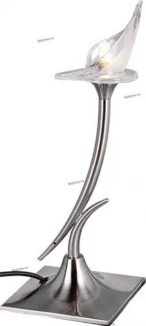 Интерьерная настольная лампа N-Light TX-0653 TX-0653/1 satin chrome