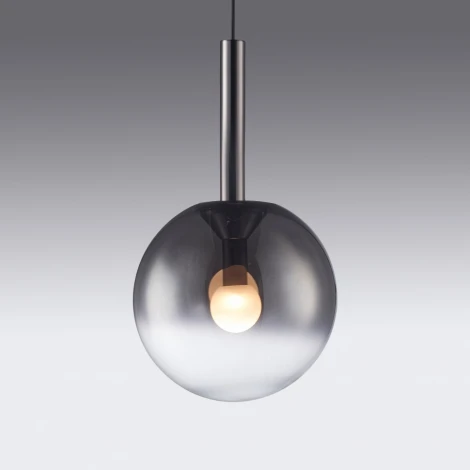 Подвесной светильник iLedex Aura 8615P-1M BK-SM (220V, на проводе, шар)