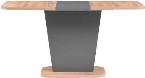 Стол на тумбе Woodville Лурвин дуб вотан / графит 514757