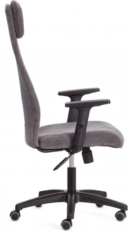 Компьютерное кресло игровое Tetchair PROFIT PLT (Флок,Ткань/Серый) 20537