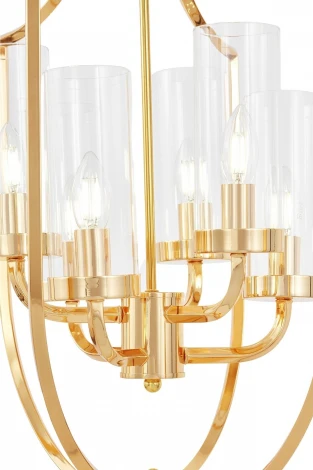 Подвесная люстра Lumina Deco Trulia LDP 8006-6 F.GD