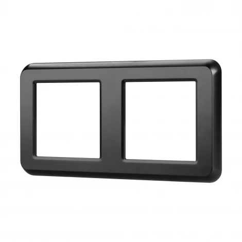 Рамка пластиковая FRM-VERSA-PL-2-BK (Arlight) 043778