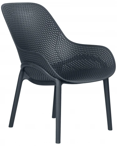 Набор 4 шт Кресло DOBRIN LONZO (антрацит (GR-12) с УФ-защитой)