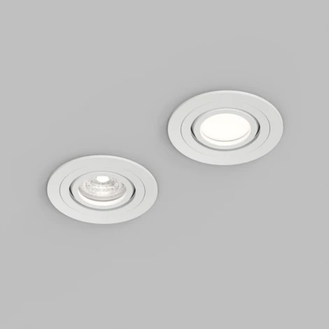 Точечный встраиваемый влагозащищенный светильник IP44 Denkirs Hydro DK2110-WH