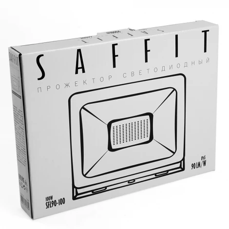 Прожектор уличный светодиодный Saffit SFL90-100 55230 IP65 100W 4000K черный