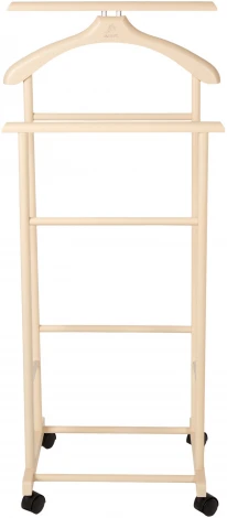 Вешалка костюмная на колесах В 22Н слоновая кость от фабрики Mebelik