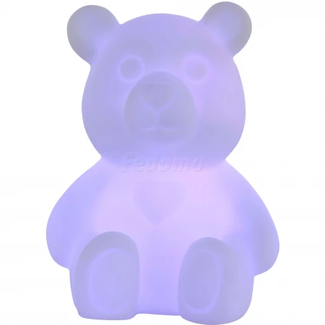 Интерьерная настольная лампа RGB Globo Kraka 28034-20 (для детской, LED, 220V, выключатель, животные)