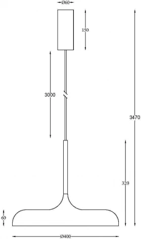 Подвесной светильник Maytoni Gerhard MOD189PL-L18B3K1 (LED, 220V, на проводе)