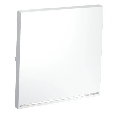 Клавиша для выключателя/переключателя одноклавишного с подсветкой Voltum S70 VLS000202 (белый матовый)