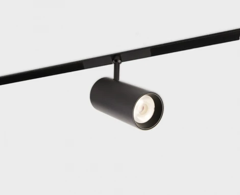 Трековый светильник магнитный 18W 48V Italline IT09-9018 black 3000K (LED, круглые)