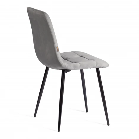 Стул CHILLY (mod. JSC-220) Tetchair (Металл,Велюр/Темно-серый) арт.21495