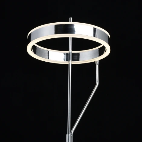 Торшер DeMarkt Гэлэкси 632046402 (LED, 220V, диммер, сенсорный выключатель, кольцо)