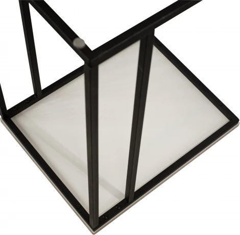 Стол придиванный BeautyStyle 30 дуб сонома/черный Mebelik арт.009089