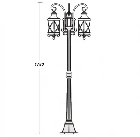 Наземный фонарь Oasis Light Lucerna Bg 84808В/18