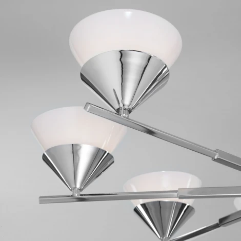 Потолочная люстра на штанге Eurosvet Rylee 70138/8 хром (220V)