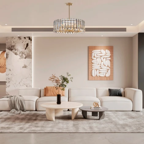 Подвесная люстра хрустальная на штанге Arte Milano Sorrento-5209 375209/8/350/580 GD (220V)