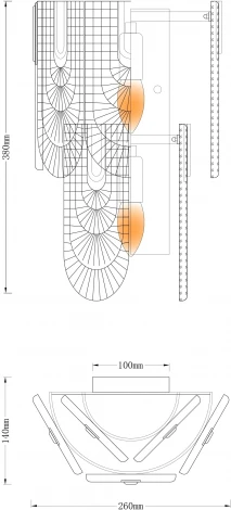 Настенный светильник Moderli Valensia V8061-2W