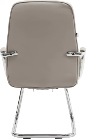 Кресло для посетителей Everprof Vesta CF Экокожа Бежевый