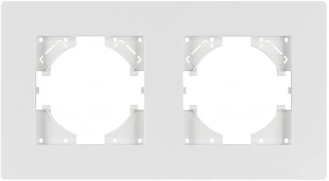Рамка пластиковая FRM-PERIO-PL-2-WH (Arlight) 049750