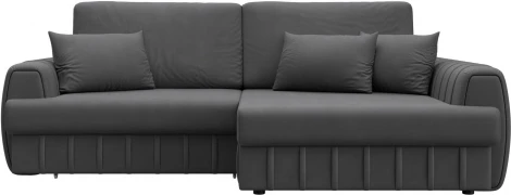 Диван угловой Лига-057 НПБ угол правый Лига Диванов (Замша) арт.129285