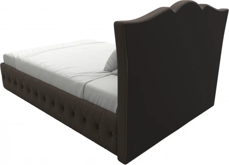 Кровать интерьерная Герда 140 (Коричневый/Рогожка) Лига Диванов арт.123062