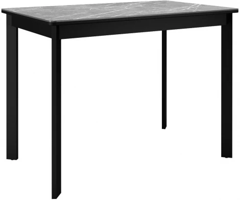 Стол DikLine LK90 Керамика Серый мрамор/подстолье черное/опоры черные арт.00-00074435