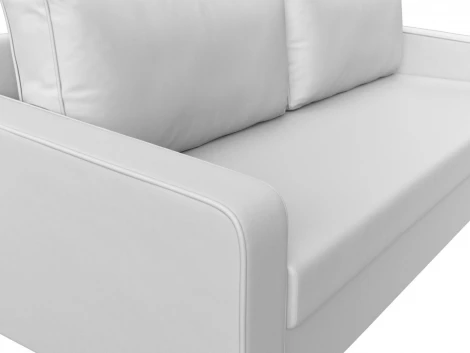 Диван прямой Лига-009 (Белый/Экокожа) Лига Диванов арт.118063