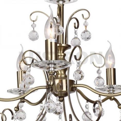 Подвесная люстра IDLamp Felisa 254/5-Oldbronze