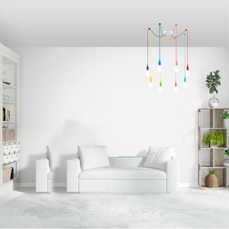 Подвесной светильник Lumion Lotte 3719/8 (для детской, 220V, на проводе, паук)