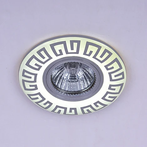 Встраиваемый точечный светильник Reluce 09504-9.0-001MN MR16+LED3W WH/CR (220V, круглые)