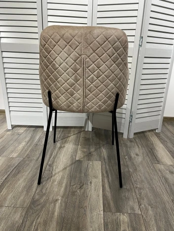 Стул M-City AMARETTO VBP206 античный светло-бежевый/ черный каркас