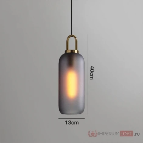 Подвесной светильник Gauss 40 Серый Imperiumloft Gauss01 (189527-26) (220V, на проводе)