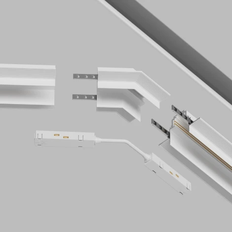 Угол-соединитель 135° Gravity встраиваемый белый (магнитный) Maytoni Technical TRA010CLO-42W
