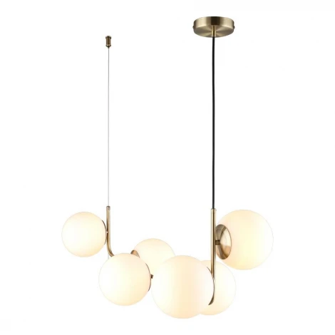 Подвесной светильник Omnilux Avetrana OML-66603-06 (220V, на тросе, шарики)