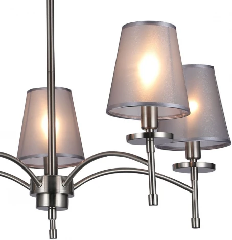 Потолочная люстра на штанге Escada Faith 694/5PL Nickel (220V)