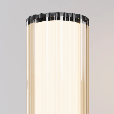 Уличный настенный светильник Maytoni Outdoor Rib O502WL-01B