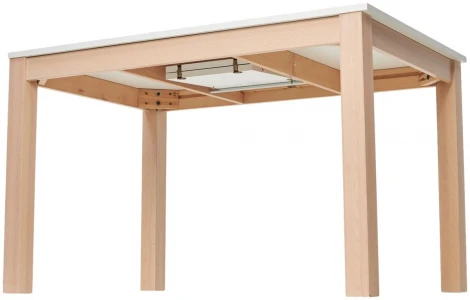 Стол TME-6931 MBH белый мрамор SWEDEN / MILKY WHITE M-City 64381