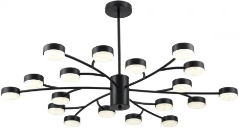 Потолочная люстра на штанге Lumion Torina 8117/18 черный, металл LED GX53 18*7W 220V