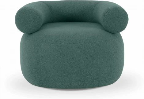 Кресло Tirella вращающееся ОГОГО (арт.833534), (Искусственный мех/Синий)