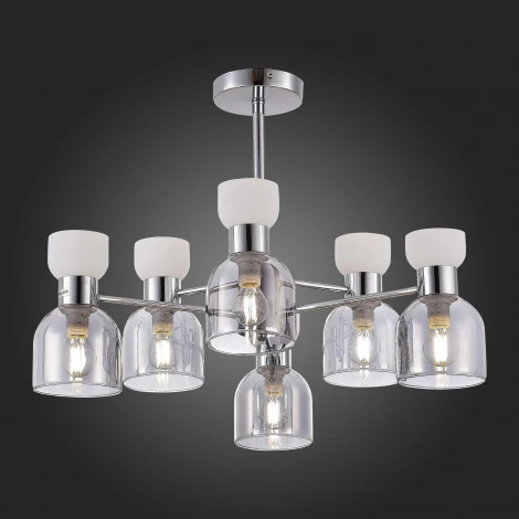 Потолочная люстра на штанге Vento SLE1045-102-06