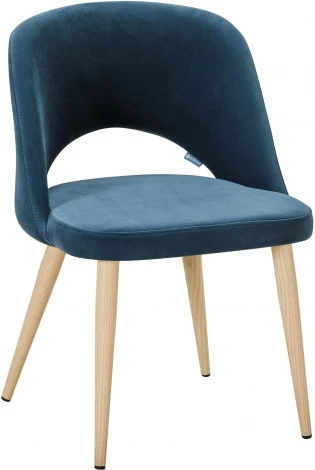 Стул Lars Diag blue/нат.дуб R-Home арт.410120151h_Diagblue_н.дуб