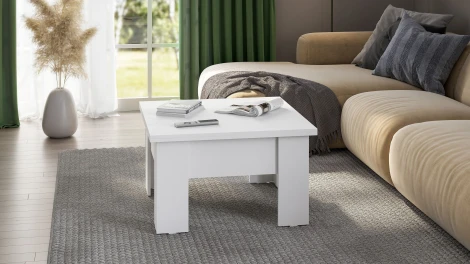 Стол-трансформер СТЖ-006 Hesby ЛДСП/Белый арт.HSBC_NF-00003439000057767