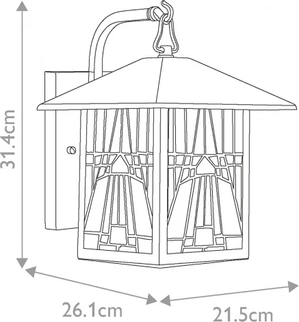 Настенный уличный фонарь Quoizel Inglenook QZ-INGLENOOK2-M (220V, IP44)