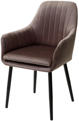 Стул Роден Blitz 06 Коричневый, велюр/ черный каркас,