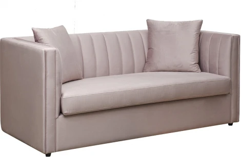 Диван Paolo двухместн.раскл. велюр беж. Colt1001 182*90*78см,2 под. Garda Decor арт.PAOLO180-2K-Colt1001