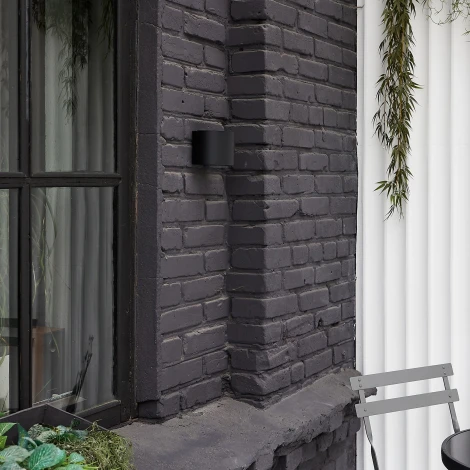 Архитектурная подсветка с переключателем цвета свечения Uniel ULU-S56B-2x3W/3000K+4000K+6000K IP65 BLACK