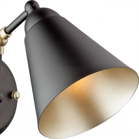 Бра Eurosvet Nigella 70052/1 черный/золото