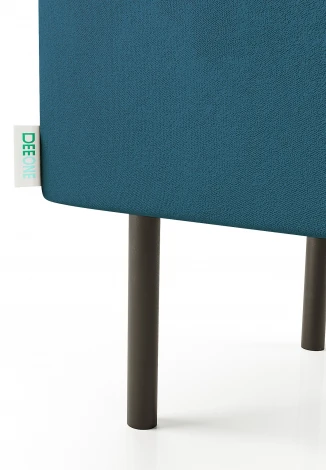 Маленькая радость Пуф прямоугольный на ножках, синий D1 furniture арт.AAA41673008