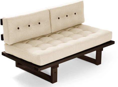 Кушетка Arsko Торн-М венге белая рогожка