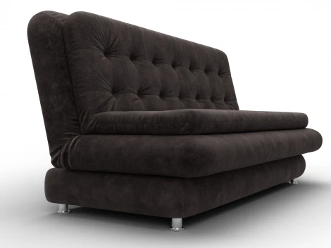 Диван-книжка Лига-123 (Металл,ЛДСП,Брус,Доска,Велюр/Коричневый) Лига Диванов 137631